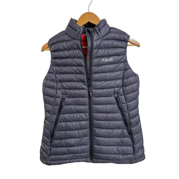 Rab‎ women's Thermo Recycled Microlight Down Vest navy size Small - Picture 1 of 6